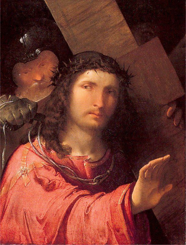 Melone, Altobello Christ Carrying the Cross Spain oil painting art